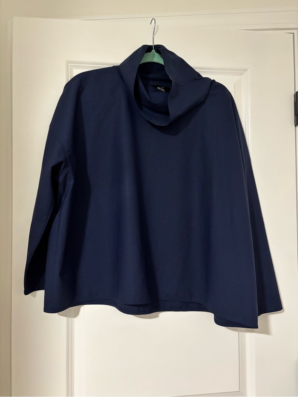 Club Monaco Navy Turtleneck Blouse